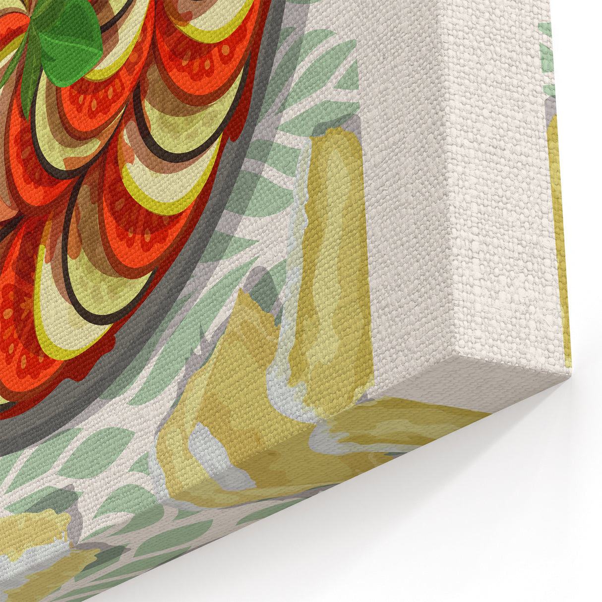 Ratatouille Dishes Wall Art - French Culinary Kitchen Plate Decor