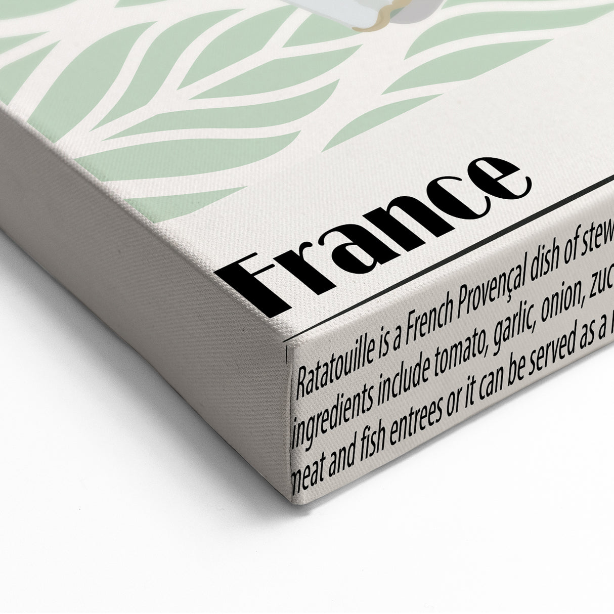 Ratatouille Dishes Wall Art - French Culinary Kitchen Plate Decor