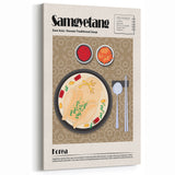 Samgyetang Dishes Wall Art - Korean Kitchen & Dining Plate Decor