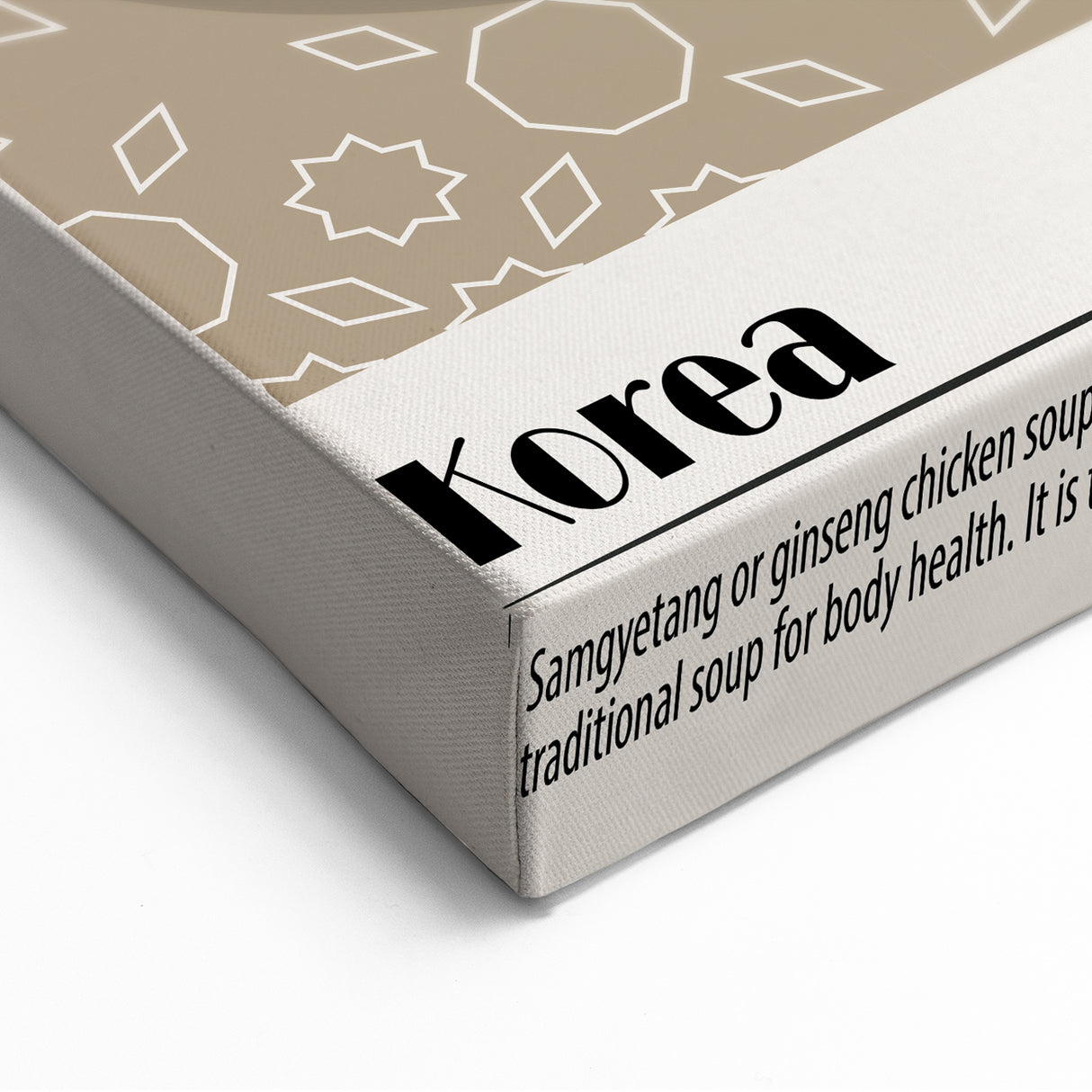 Samgyetang Dishes Wall Art - Korean Kitchen & Dining Plate Decor