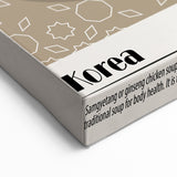 Samgyetang Dishes Wall Art - Korean Kitchen & Dining Plate Decor