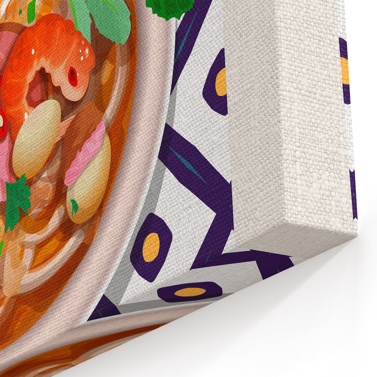 Shrimp Pho Dishes Wall Art - Vietnamese Kitchen & Dining Decor