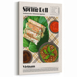 Vietnamese Spring Roll Dishes Wall Art - Kitchen & Dining Decor