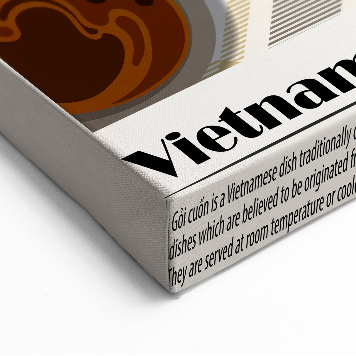 Vietnamese Spring Roll Dishes Wall Art - Kitchen & Dining Decor