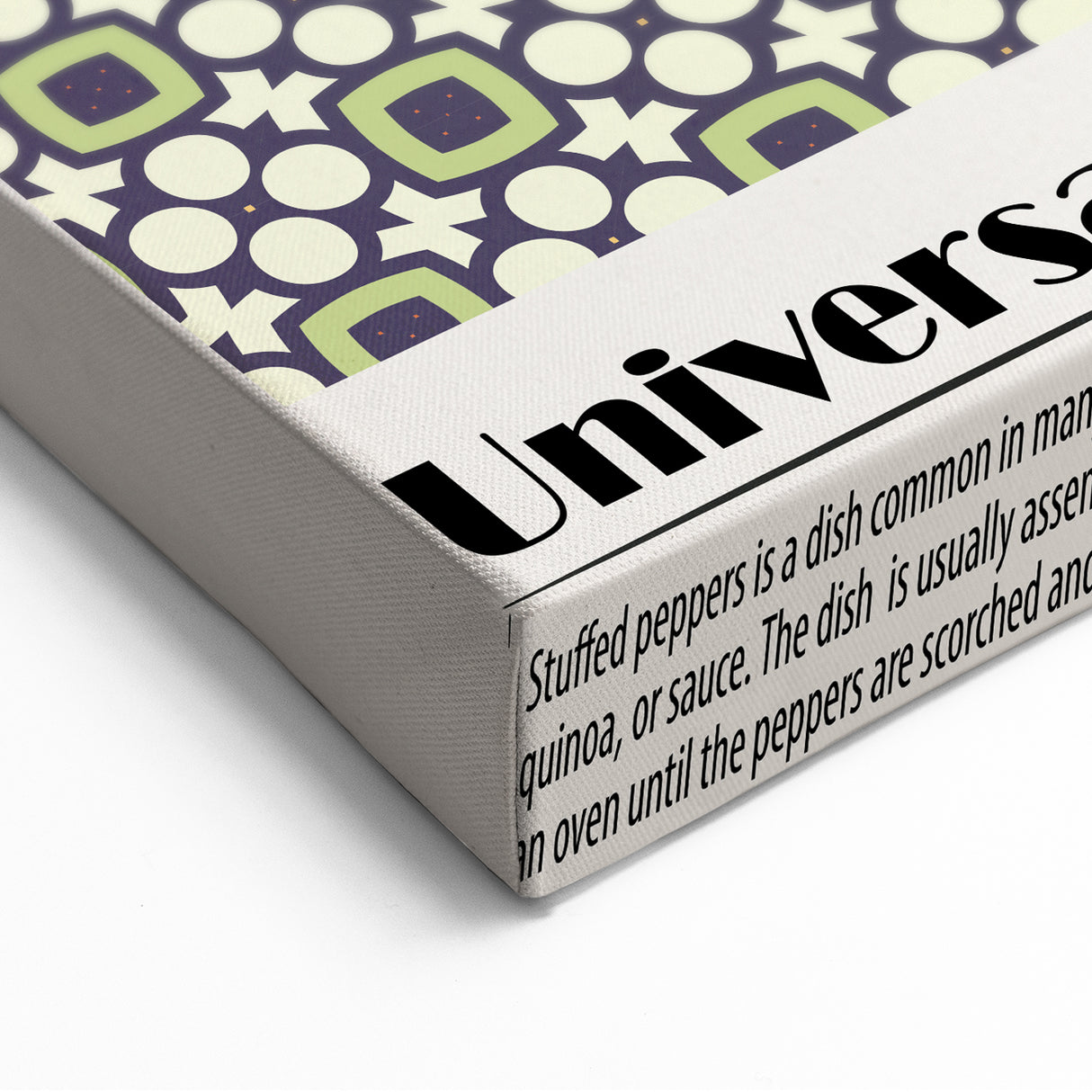 Stuffed Bell Peppers Dishes Wall Art - Kitchen & Dining Decor