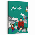 1990s Vintage Movie Poster – Aprile Classic 90s Film Artwork