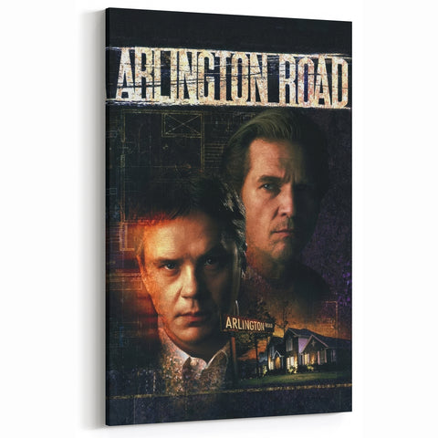 1990s Vintage Movie Poster – Arlington Road Classic 90s Film Art
