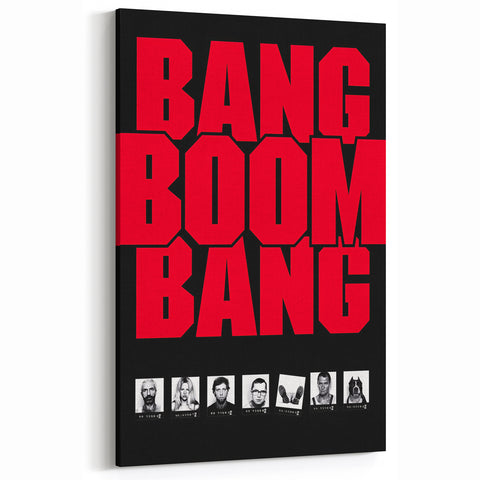 1990s Vintage Movie Poster – Bang Boom Bang Retro Crime Film Art