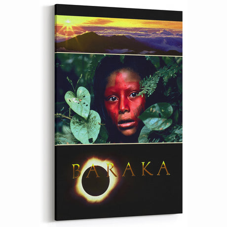1990s Vintage Movie Poster – Baraka Classic 90s Documentary Film Art