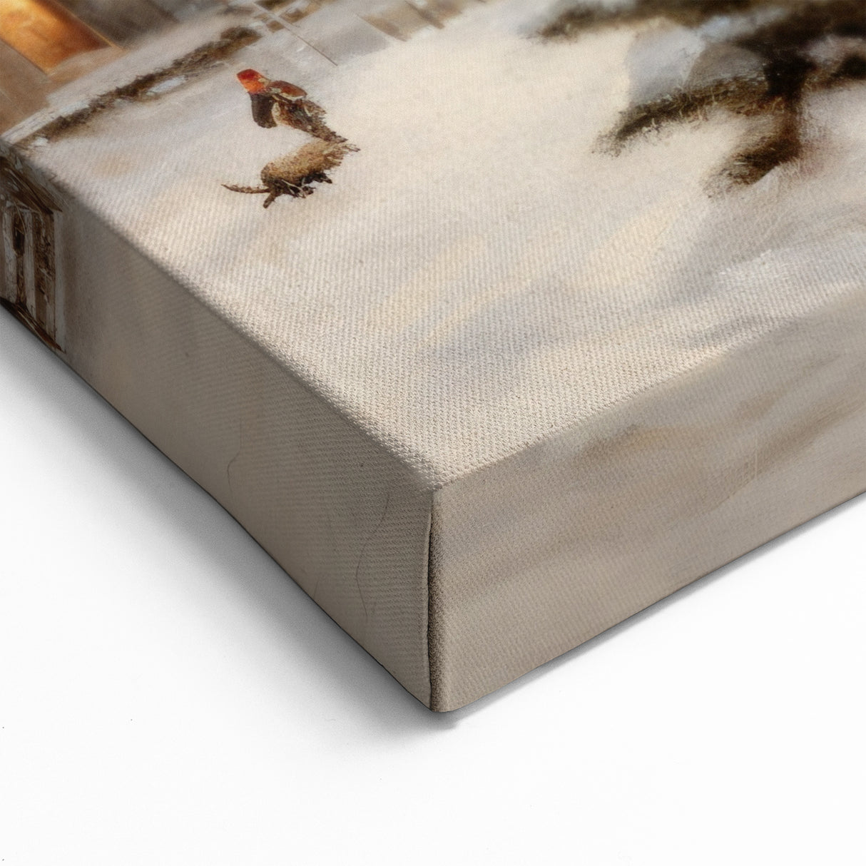 Snowy Christmas Village – Nostalgic Christmas Art Prints