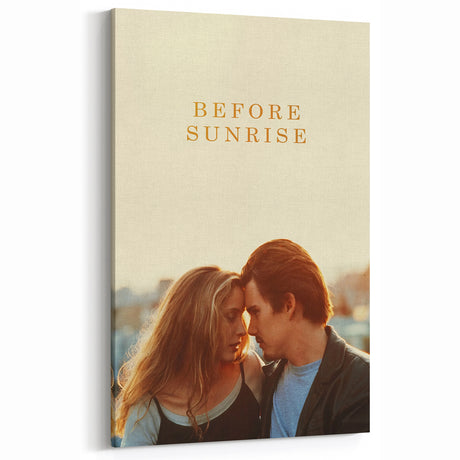 1990s Vintage Movie Poster – Before Sunrise Romantic Film Art
