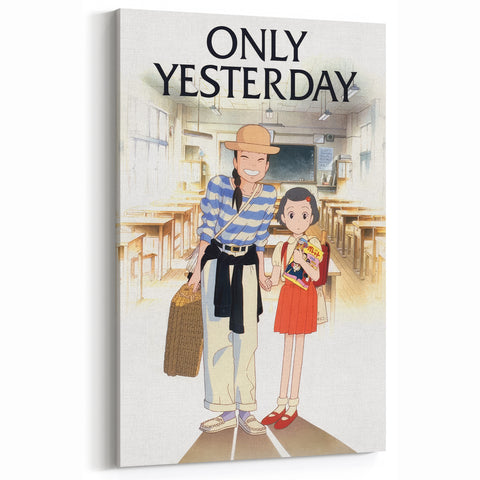 1990s Vintage Movie Poster – Classic 90s Film Art of Only Yesterday