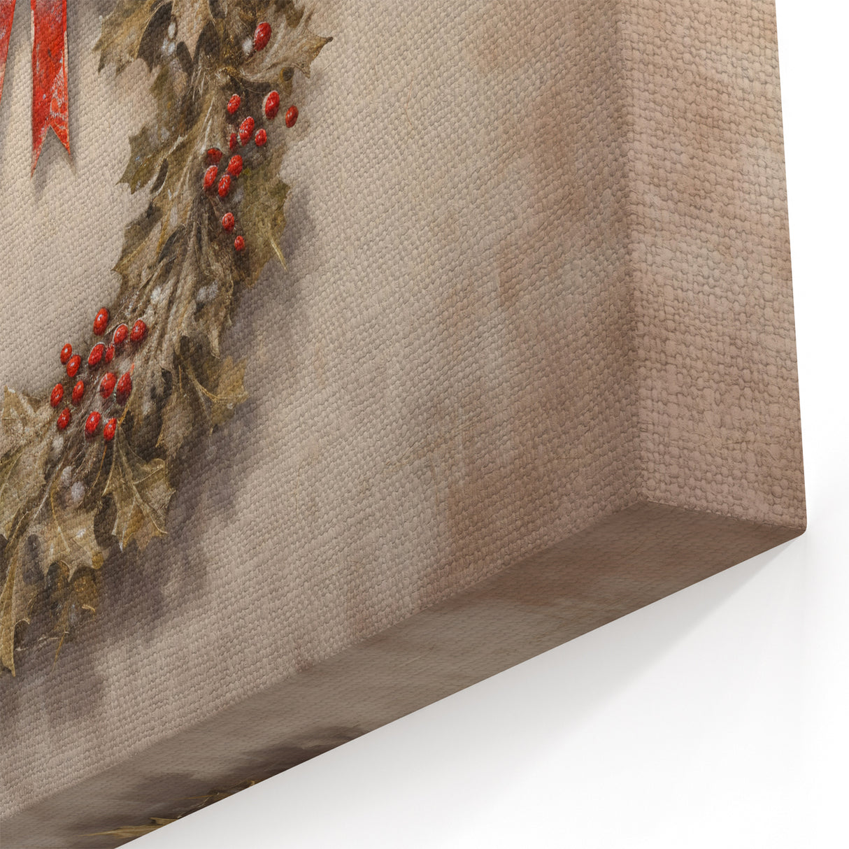 Classic Holly Wreath – Elegant Christmas Wall Decor