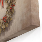 Classic Holly Wreath – Elegant Christmas Wall Decor