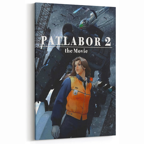 1990s Vintage Movie Poster – Classic 90s Film Art of Patlabor 2