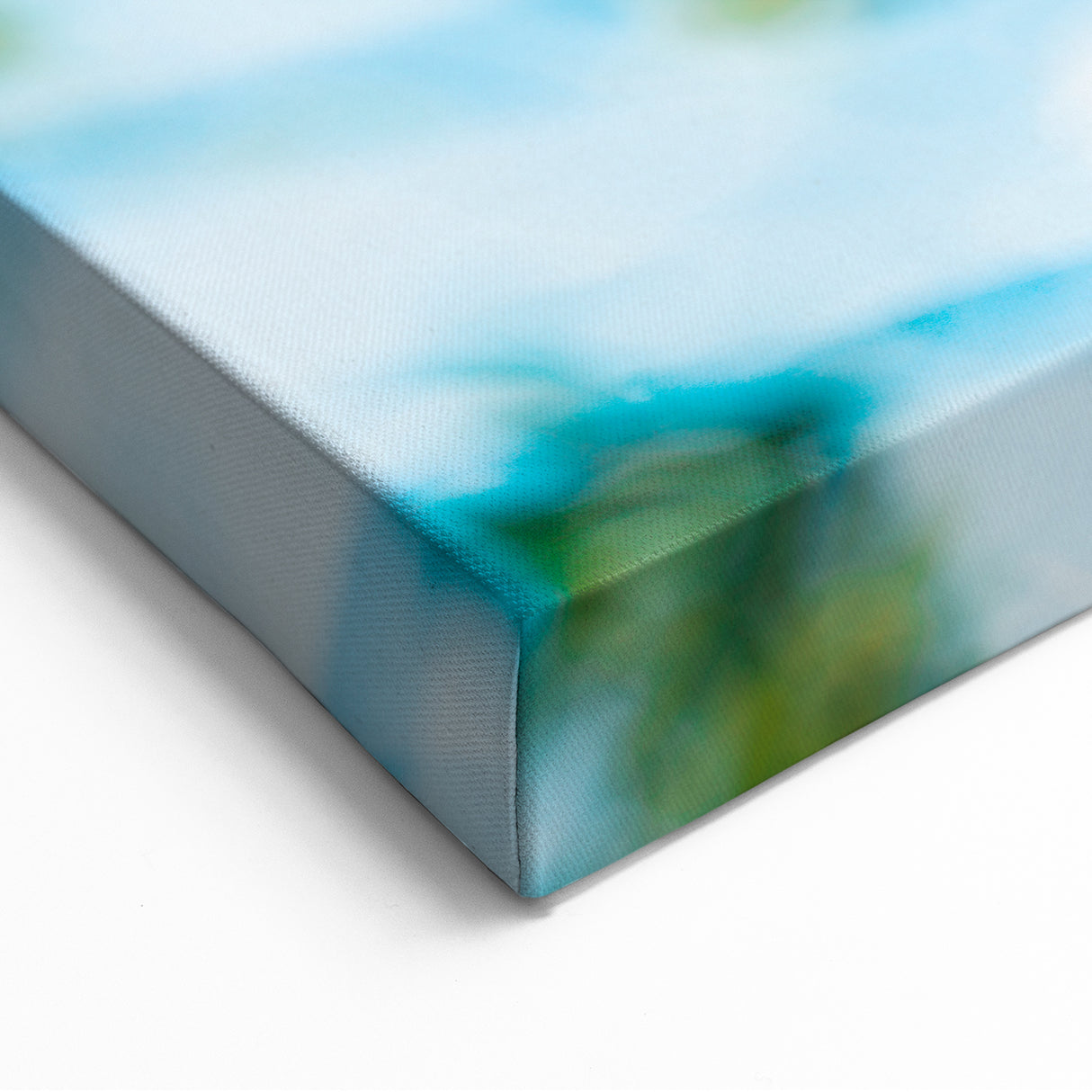 Blossoming Spring Wall Art - Floral Blue Sky Spring Canvas Print