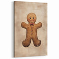 Rustic Gingerbread Man – Festive Christmas Art Prints