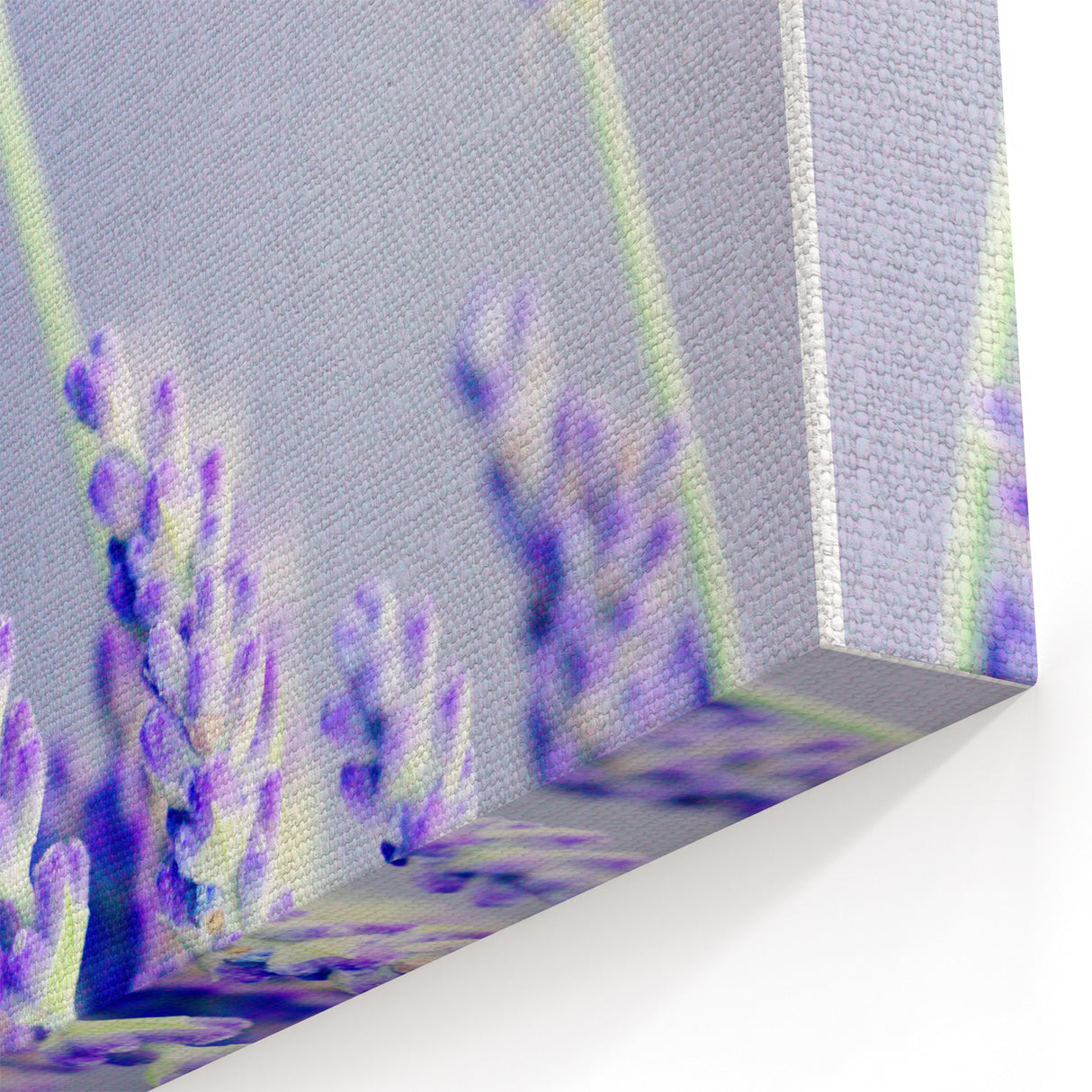 Lavender Spring Wall Art - Soft Floral Botanical Canvas Print