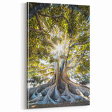 Majestic Tree Spring Wall Art - Nature Landscape Canvas Print