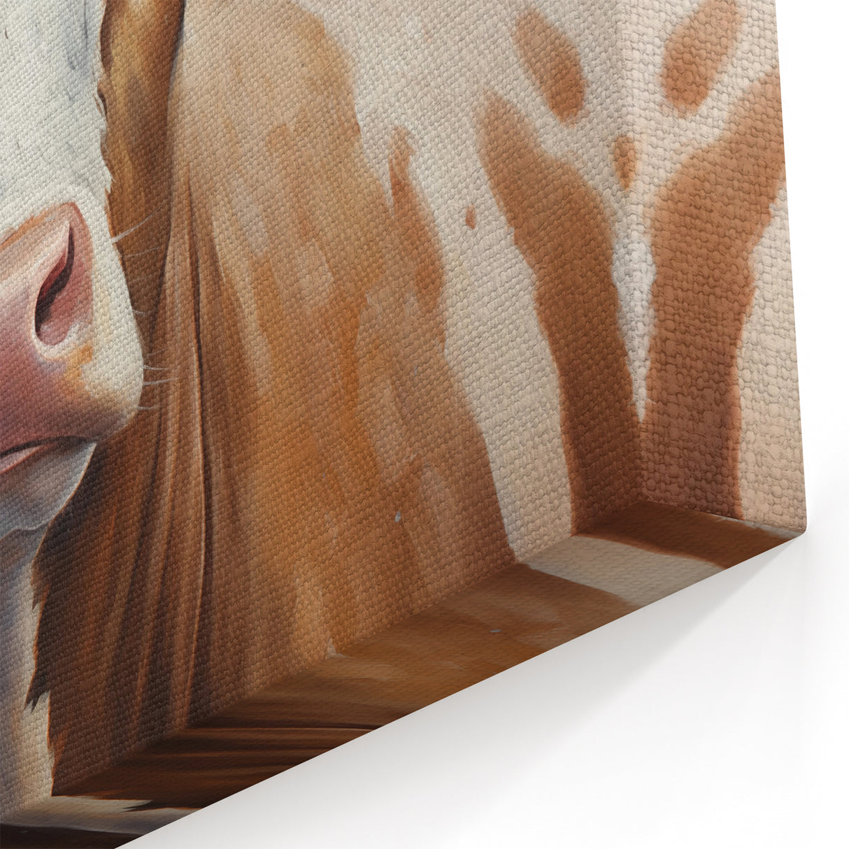 Festive Cow in Santa Hat – Whimsical Christmas Wall Hangings