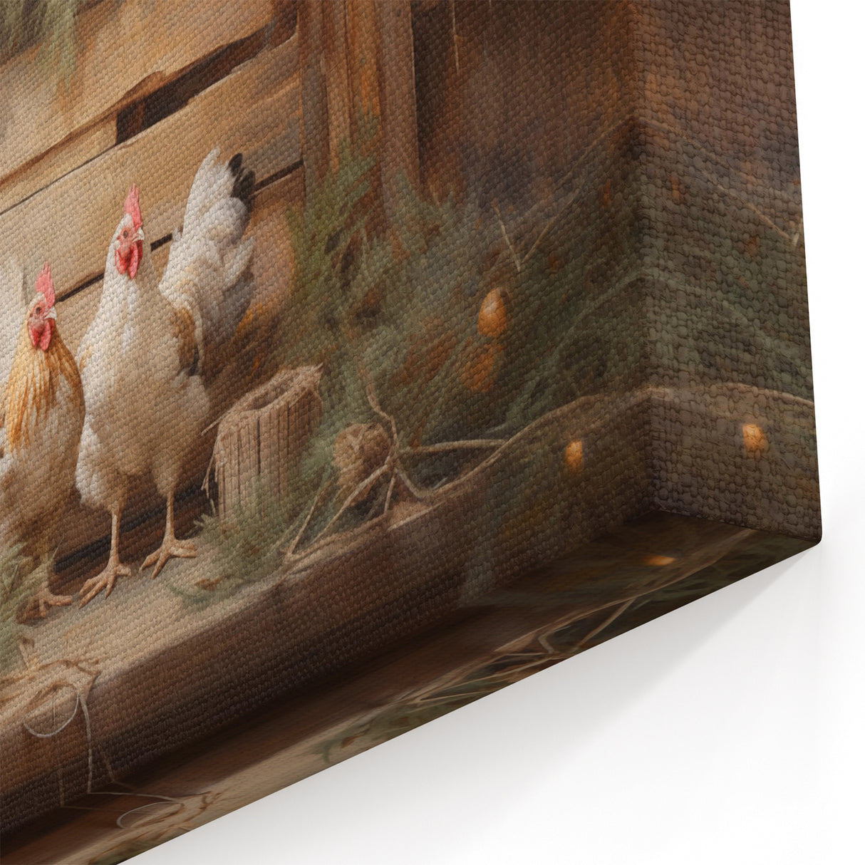 Farmhouse Holiday Chickens – Rustic Christmas Wall Decor