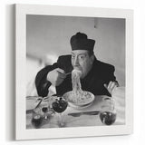 Classic Culinary Photography Wall Art – Pasta Dining Scene