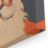 Retro Santa Claus – Vintage Christmas Canvas Art