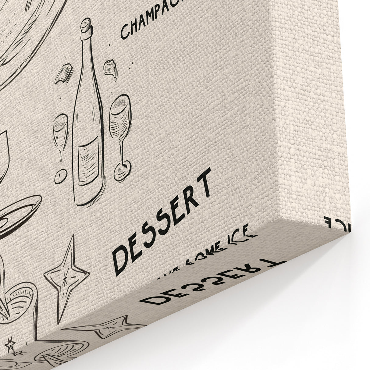 Christmas Menu – Festive Holiday Wall Art