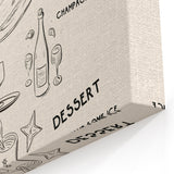 Christmas Menu – Festive Holiday Wall Art