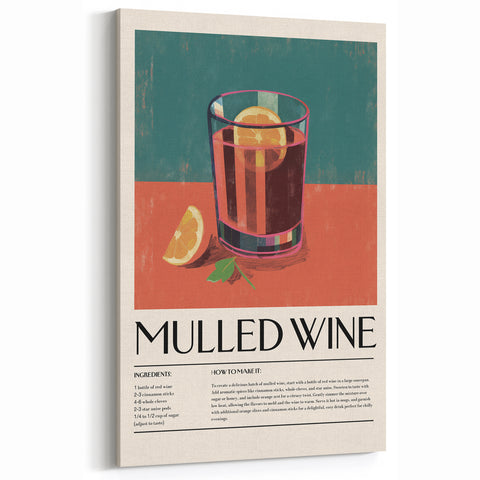 Mulled Wine Recipe – Festive Christmas Art Prints