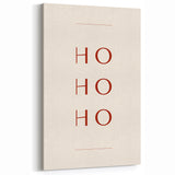 Minimalist Ho Ho Ho – Modern Christmas Wall Hangings