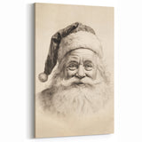 Vintage Santa Sketch – Classic Christmas Wall Hangings