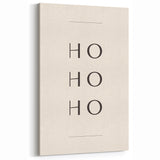 Minimalist Ho Ho Ho Christmas Wall Decor - Holiday Wall Art