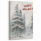 Winter Wonderland Holiday Wall Decor for Seasonal Charm - Christmas Canvas Art