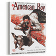 Vintage Magazine Cover Art - American Boy River Man April 1938