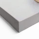 Snow-Covered Firewood - Winter Scene Wall Art Winter Canvas Print