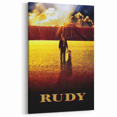 Rudy 1990s Vintage Movie Poster | Classic 90s Film Art