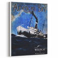 Vintage Magazine Cover Art - American Boy February 1937 Wildcat