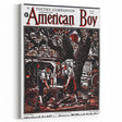 Vintage Magazine Cover Art - American Boy July 1937 Stained Gold