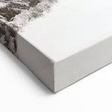 Snowy Forest Path - Winter Wonderland Wall Art Winter Canvas Print