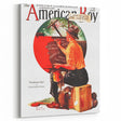 Vintage Magazine Cover Art - American Boy May 1930 Westbound Mail