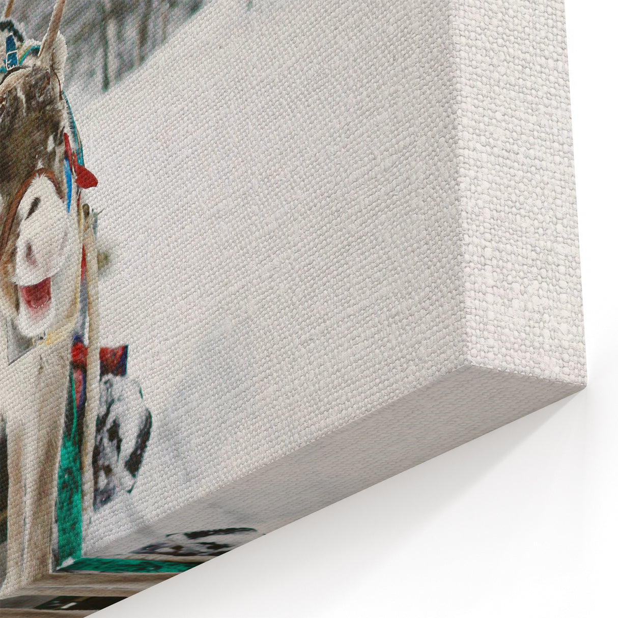 Reindeer and Sleigh - Winter Wonderland Wall Art Winter Print