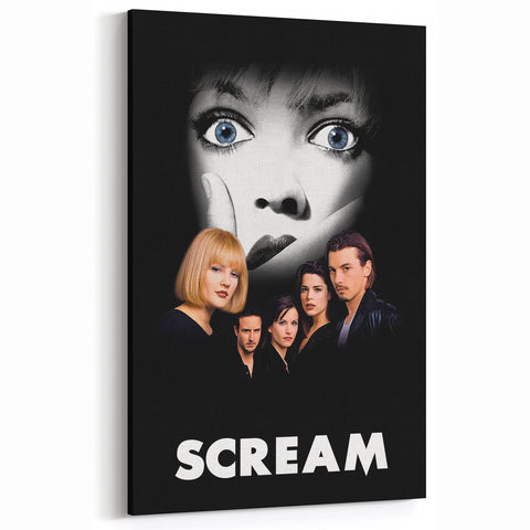 Scream 1990s Vintage Movie Poster | Classic 90s Film Art