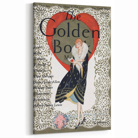 Vintage Magazine Cover Art - The Golden Book, 1926