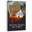 Seven Years in Tibet 1990s Vintage Movie Poster | Classic 90s Film Art