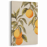 Vintage Botanical Art Print: Antique Lemon Tree Illustration