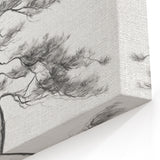 Vintage Botanical Art Print: Elegant Tree Sketch Illustration