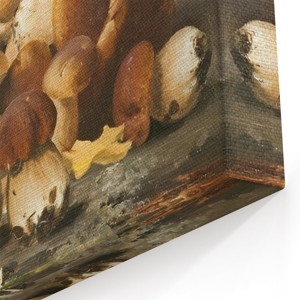 Rustic Mushroom Still Life – Fruits Wall Art for Kitchen Décor