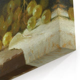 Rustic Grape Still Life – Vintage Fruit Canvas Art for Kitchen