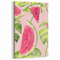 Watermelon Botanical Watercolor – Vibrant Fruit Wall Art for Kitchen